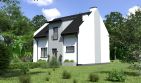 Projekt domu Planujdom 149 - parterowy z poddaszem dom o powierzchni 103,27 m², dach dwuspadowy - ujęcie 2