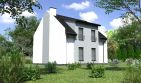 Projekt domu Planujdom 149 - parterowy z poddaszem dom o powierzchni 103,27 m², dach dwuspadowy - ujęcie 3