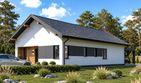 Projekt domu Planujdom 150 - parterowy dom o powierzchni 106,55 m², dach dwuspadowy - ujęcie 5