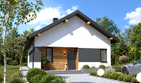 Projekt domu Planujdom 150 - parterowy dom o powierzchni 106,55 m², dach dwuspadowy - ujęcie 6