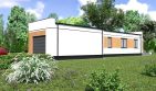 Projekt domu Planujdom 152 - parterowy dom o powierzchni 101,87 m², dach płaski - ujęcie 2
