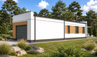 Projekt domu Planujdom 152 - parterowy dom o powierzchni 101,87 m², dach płaski - ujęcie 6