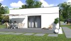 Projekt domu Planujdom 152 - parterowy dom o powierzchni 101,87 m², dach płaski - ujęcie 6