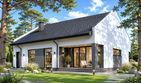 Projekt domu Planujdom 155 - parterowy dom o powierzchni 131,53 m², dach dwuspadowy - ujęcie 2