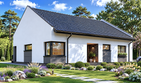 Projekt domu Planujdom 155 - parterowy dom o powierzchni 131,53 m², dach dwuspadowy - ujęcie 3
