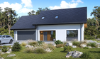 Projekt domu Planujdom 159 - parterowy z poddaszem dom o powierzchni 132,46 m², dach dwuspadowy - ujęcie 4