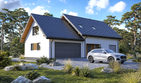Projekt domu Planujdom 159 - parterowy z poddaszem dom o powierzchni 132,46 m², dach dwuspadowy - ujęcie 5