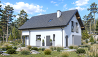 Projekt domu Planujdom 167 - parterowy z poddaszem dom o powierzchni 121,66 m², dach dwuspadowy - ujęcie 3