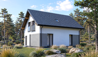 Projekt domu Planujdom 167 - parterowy z poddaszem dom o powierzchni 121,66 m², dach dwuspadowy - ujęcie 4