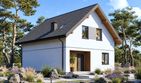 Projekt domu Planujdom 170 - parterowy z poddaszem dom o powierzchni 112,54 m², dach dwuspadowy - ujęcie 6