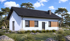 Projekt domu Planujdom 179 - parterowy dom o powierzchni 67,04 m², dach dwuspadowy - ujęcie 3