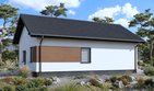 Projekt domu Planujdom 179 - parterowy dom o powierzchni 67,04 m², dach dwuspadowy - ujęcie 4