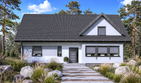 Projekt domu Planujdom 186 - parterowy dom o powierzchni 85,92 m², dach dwuspadowy - ujęcie 2