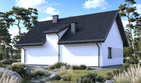 Projekt domu Planujdom 186 - parterowy dom o powierzchni 85,92 m², dach dwuspadowy - ujęcie 6