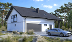 Projekt domu Planujdom 196 - parterowy dom o powierzchni 94,34 m², dach dwuspadowy - ujęcie 2