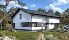 Projekt domu Planujdom 202 - parterowy dom o powierzchni 113,39 m², dach dwuspadowy - ujęcie 2