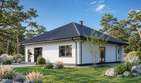 Projekt domu Planujdom 210 - parterowy dom o powierzchni 123,40 m², dach kopertowy - ujęcie 2