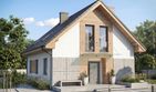 Projekt domu Krajobrazy 129 - parterowy z poddaszem dom o powierzchni 129,09 m², dach dwuspadowy - ujęcie 2