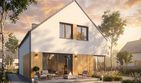 Projekt domu Studio 121 - parterowy z poddaszem dom o powierzchni 114,14 m², dach dwuspadowy - ujęcie 4