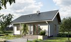 Projekt domu Antek (1751) - parterowy dom o powierzchni 63,60 m², dach dwuspadowy - ujęcie 5