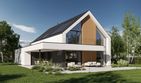 Projekt domu HomeKoncept 130 A wariant 03 - parterowy z poddaszem dom o powierzchni 175,30 m², dach dwuspadowy - ujęcie 6
