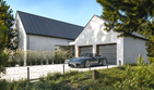 Projekt domu House 45 - parterowy dom o powierzchni 151,57 m², dach dwuspadowy - ujęcie 4