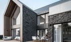 Projekt domu House x29 - parterowy z poddaszem dom o powierzchni 248,57 m², dach wielospadowy - ujęcie 2