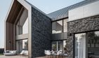 Projekt domu House x29 - parterowy z poddaszem dom o powierzchni 248,57 m², dach wielospadowy - ujęcie 9