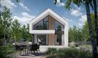 Projekt domu NewHouse 758 - parterowy z poddaszem dom o powierzchni 114,07 m², dach dwuspadowy - ujęcie 3