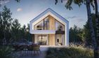 Projekt domu NewHouse 758 - parterowy z poddaszem dom o powierzchni 114,07 m², dach dwuspadowy - ujęcie 4