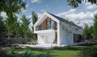 Projekt domu NewHouse 758 - parterowy z poddaszem dom o powierzchni 114,07 m², dach dwuspadowy - ujęcie 11