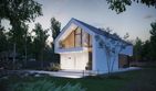 Projekt domu NewHouse 758 - parterowy z poddaszem dom o powierzchni 114,07 m², dach dwuspadowy - ujęcie 12