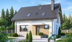 Projekt domu Dolce - parterowy z poddaszem dom o powierzchni 99,44 m², dach dwuspadowy - ujęcie 2