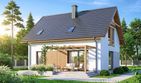 Projekt domu Dolce - parterowy z poddaszem dom o powierzchni 99,44 m², dach dwuspadowy - ujęcie 3