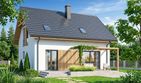 Projekt domu Dolce - parterowy z poddaszem dom o powierzchni 99,44 m², dach dwuspadowy - ujęcie 4