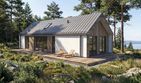 Projekt domu Jupiter 2XL - parterowy dom o powierzchni 90,27 m², dach dwuspadowy - ujęcie 5