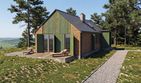 Projekt domu Amelia 2 XL - szkieletowy - parterowy dom o powierzchni 91,56 m², dach dwuspadowy - ujęcie 6
