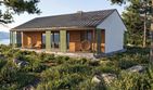 Projekt domu Jutrzenka 2XL - murowany - parterowy dom o powierzchni 90,28 m², dach dwuspadowy - ujęcie 4