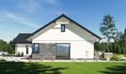 Projekt domu N55-G2 - parterowy dom o powierzchni 118,87 m², dach dwuspadowy - ujęcie 5