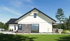 Projekt domu N55-G2 - parterowy dom o powierzchni 118,87 m², dach dwuspadowy - ujęcie 6