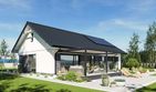Projekt domu N55-G2 - parterowy dom o powierzchni 118,87 m², dach dwuspadowy - ujęcie 8