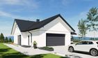 Projekt domu N55-G2 - parterowy dom o powierzchni 118,87 m², dach dwuspadowy - ujęcie 18