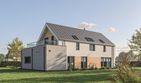 Projekt domu D459 - parterowy z poddaszem dom o powierzchni 148,65 m², dach dwuspadowy - ujęcie 3