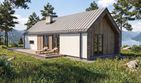 Projekt domu Jupiter XL - murowany - parterowy dom o powierzchni 90,23 m², dach dwuspadowy - ujęcie 4