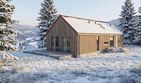 Projekt domu Chata 2 XL - murowany - parterowy dom o powierzchni 90,27 m², dach dwuspadowy - ujęcie 12