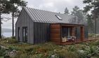 Projekt domu Zorza 2 XL - murowany - parterowy dom o powierzchni 90,27 m², dach dwuspadowy - ujęcie 4