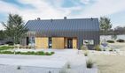 Projekt domu PióroArchitekci – 16 szkieletowy - parterowy dom o powierzchni 87,10 m², dach dwuspadowy - ujęcie 6