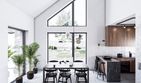 Projekt domu PióroArchitekci – 16 szkieletowy - parterowy dom o powierzchni 87,10 m², dach dwuspadowy - ujęcie 7