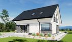 Projekt domu N50-BG - parterowy z poddaszem dom o powierzchni 119,04 m², dach dwuspadowy - ujęcie 3