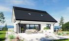 Projekt domu N50-BG - parterowy z poddaszem dom o powierzchni 119,04 m², dach dwuspadowy - ujęcie 8